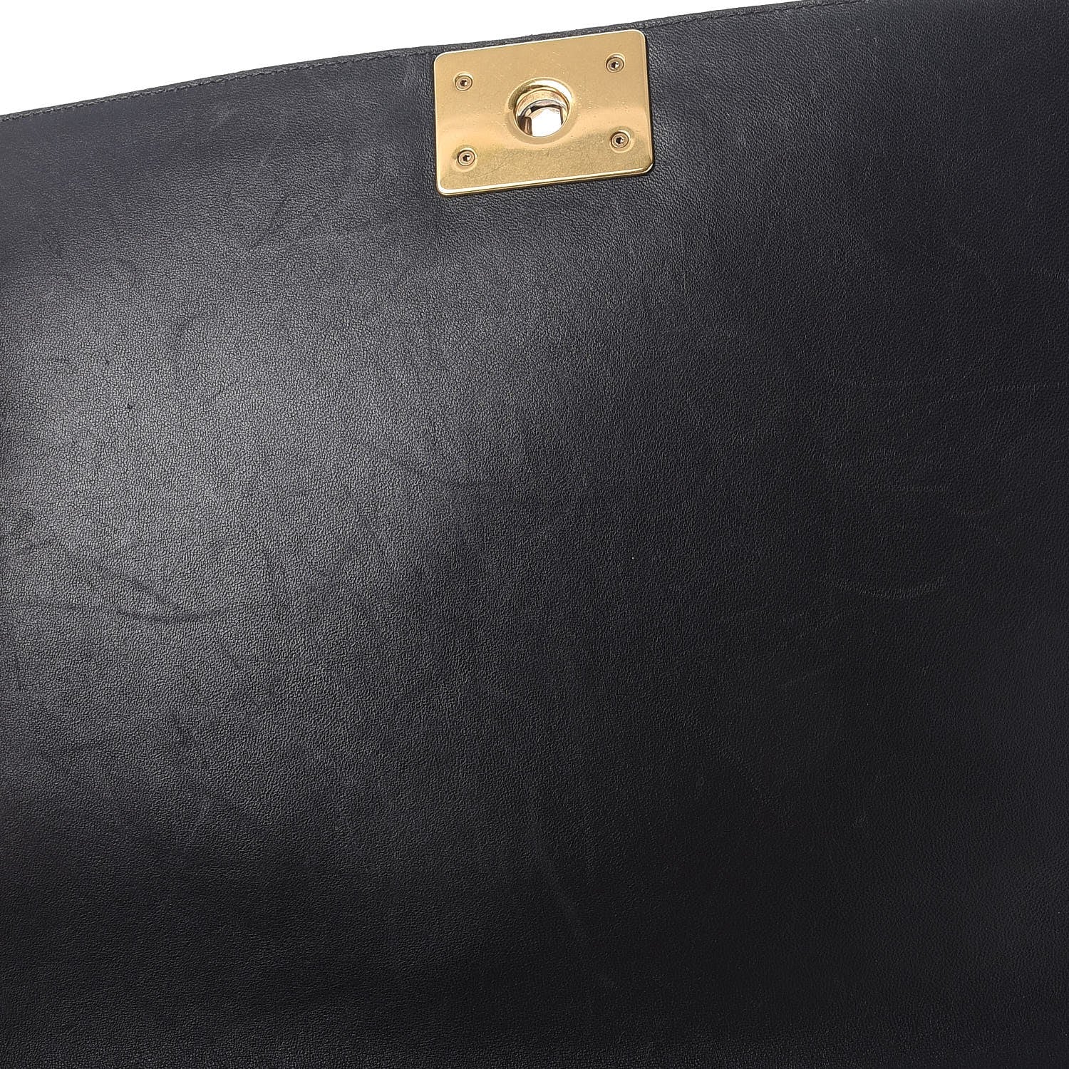 Chanel Lambskin Quilted Large Boy Flap Black 13 of 14