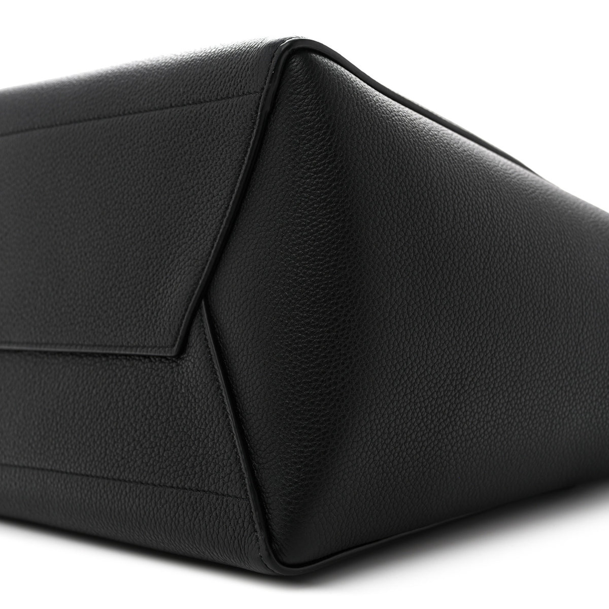 Celine Soft Grained Calfskin Sangle Bucket Bag Black 9 of 12