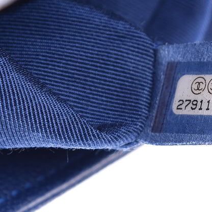 Chanel Caviar Quilted Medium Boy Flap Dark Blue 9 of 10