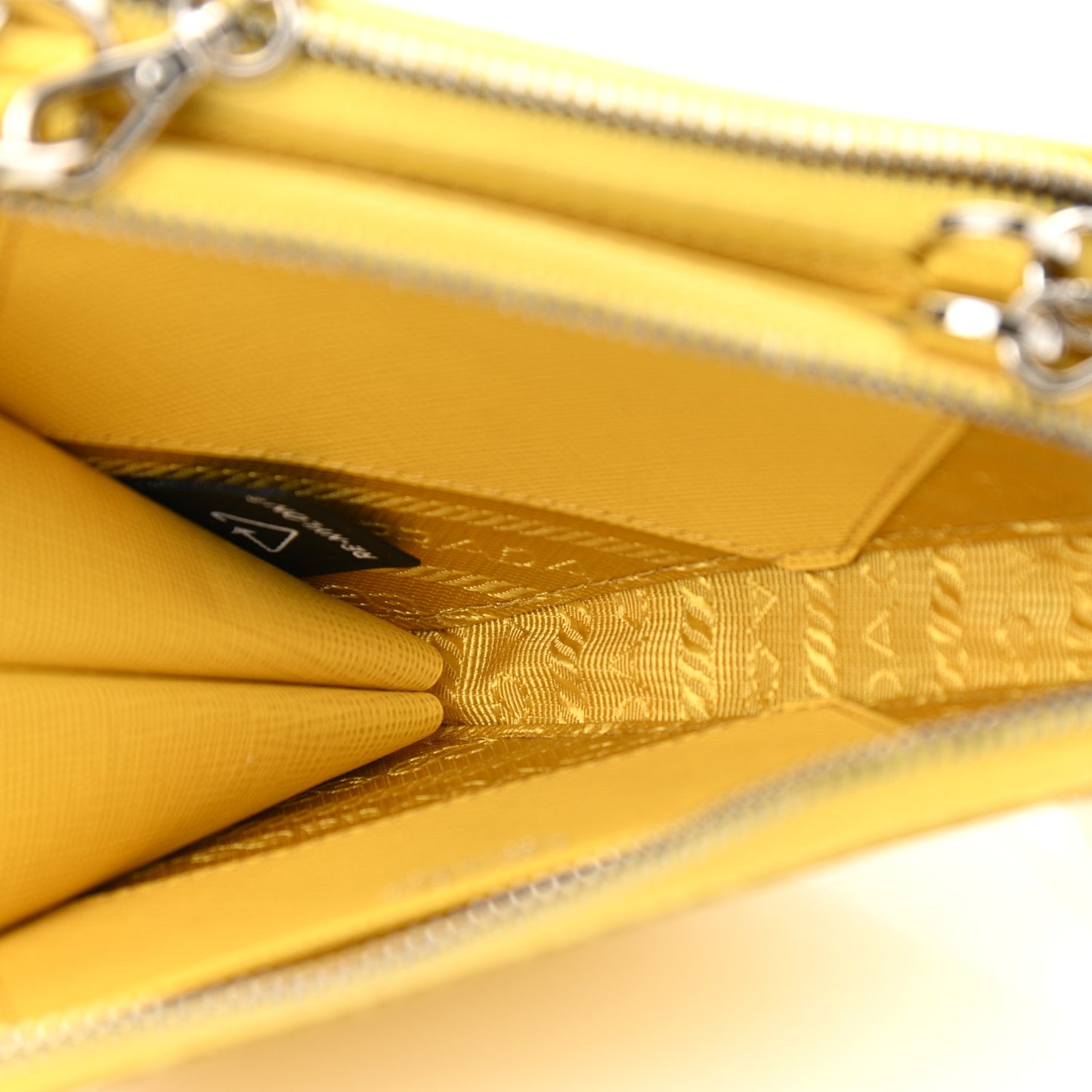Saffiano Mini Triangle Crossbody Pouch Sole
