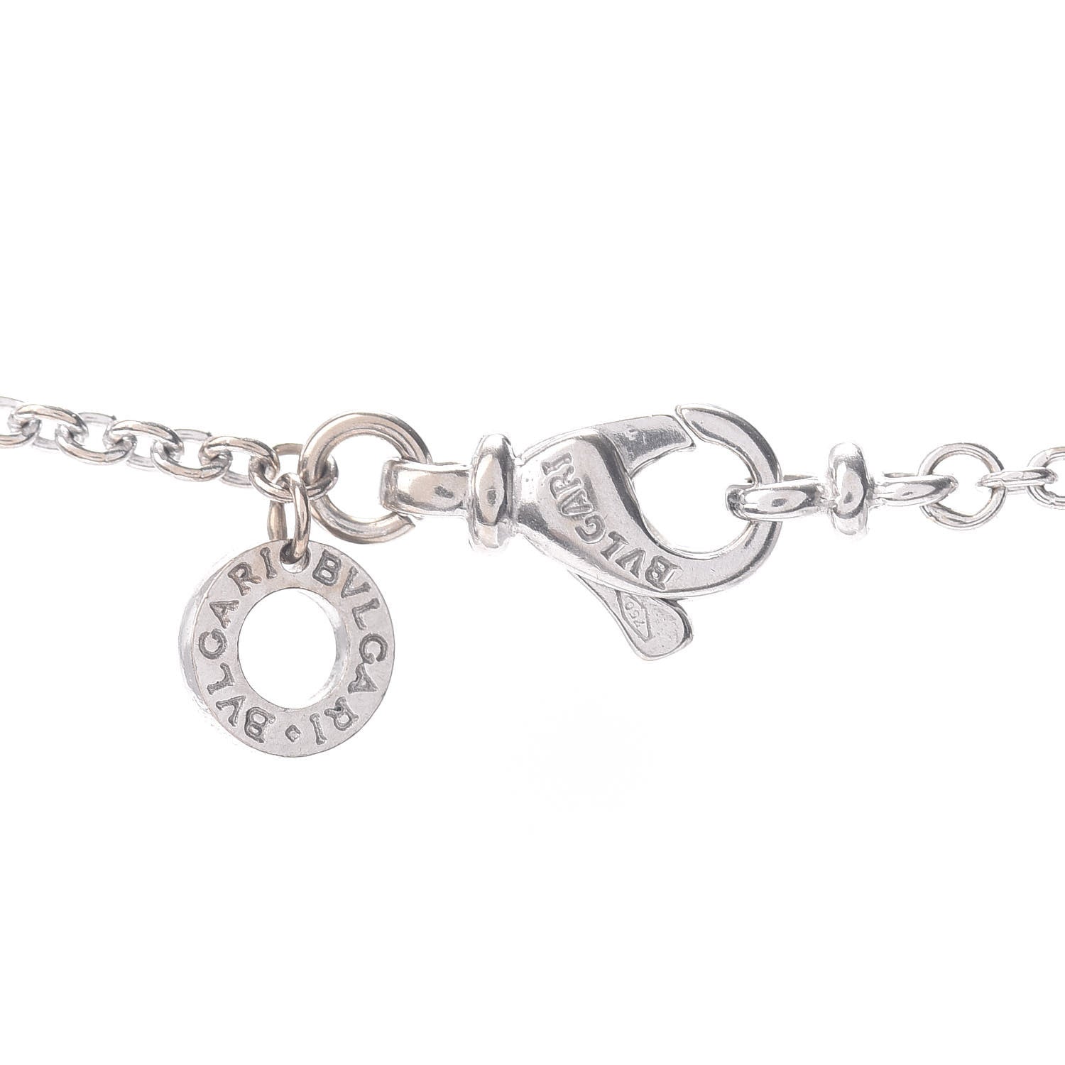 Bulgari 18K White Gold B.Zero1 Pendant Necklace 4 of 4
