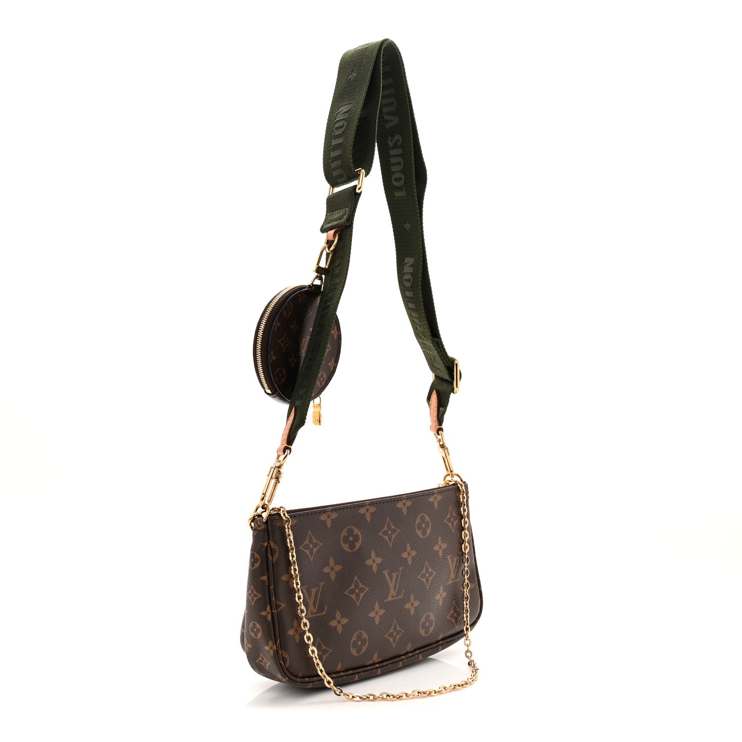 Louis Vuitton Monogram Multi Pochette Accessories Kaki 3 of 11