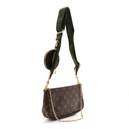 Louis Vuitton Monogram Multi Pochette Accessories Kaki 3 of 11