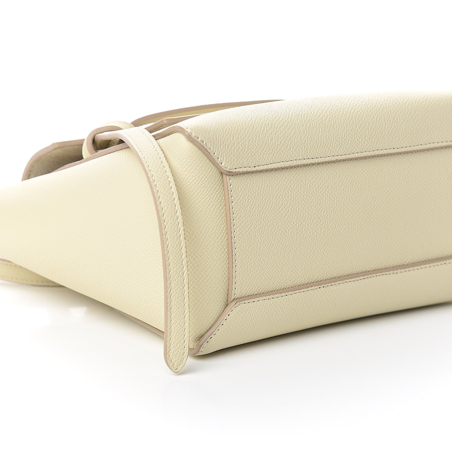 Celine Grained Calfskin Nano Belt Bag Chalk 7 of 8