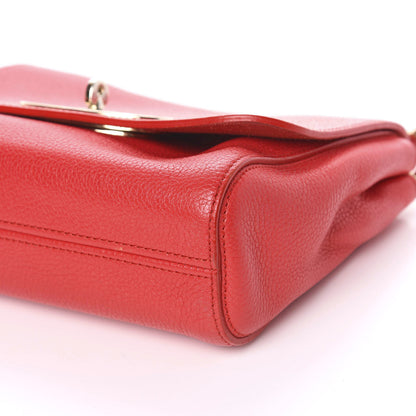 Mulberry Small Classic Grain Small Lily Flap Red 10 of 12