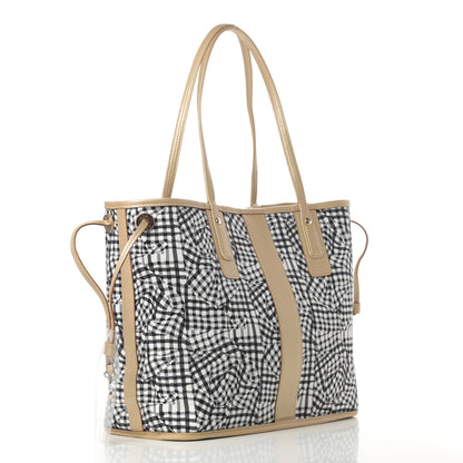 MCM Metallic Visetos Medium Liz Reversible Shopper Tote Gold 6 of 16