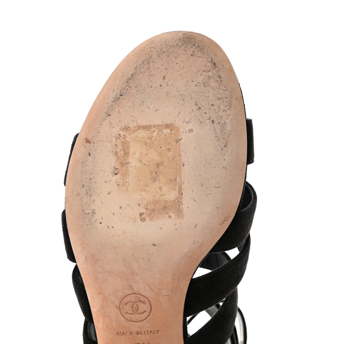 Kid Suede CC Turnlock Sandals 37.5 Black