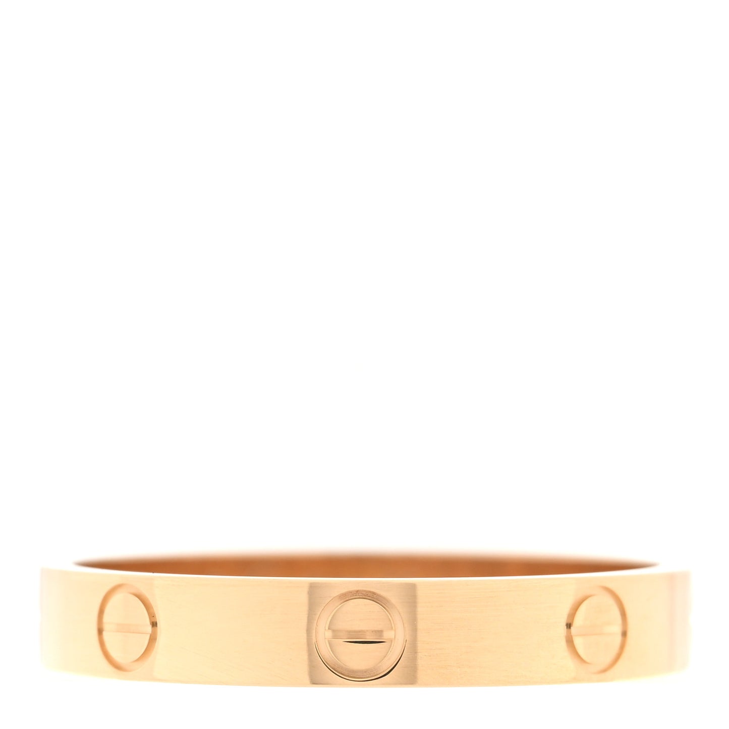 18K Yellow Gold 3.5mm LOVE Wedding Band Ring 62 10