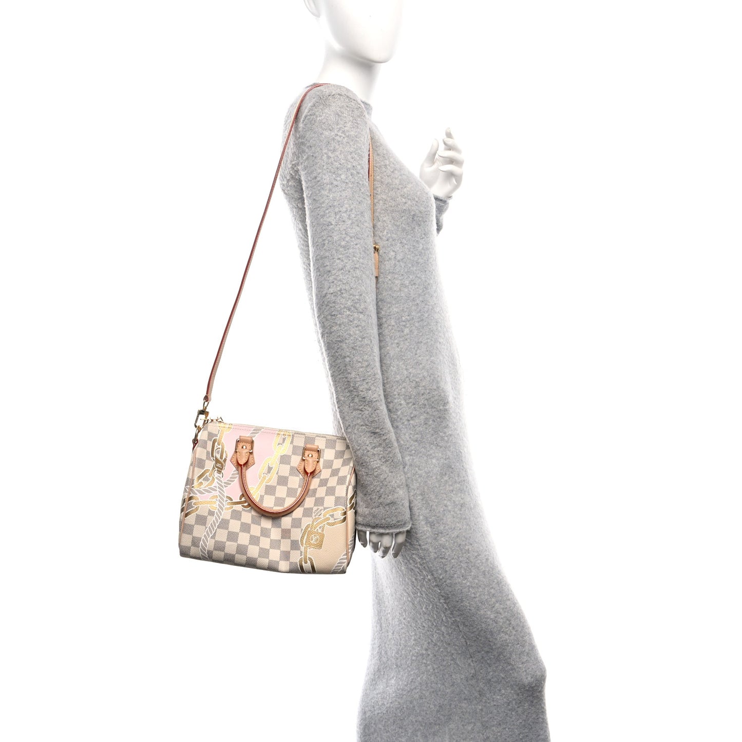 Damier Azur Nautical Speedy Bandouliere 25