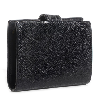 Chanel Caviar CC Timeless French Wallet Black 3 of 7