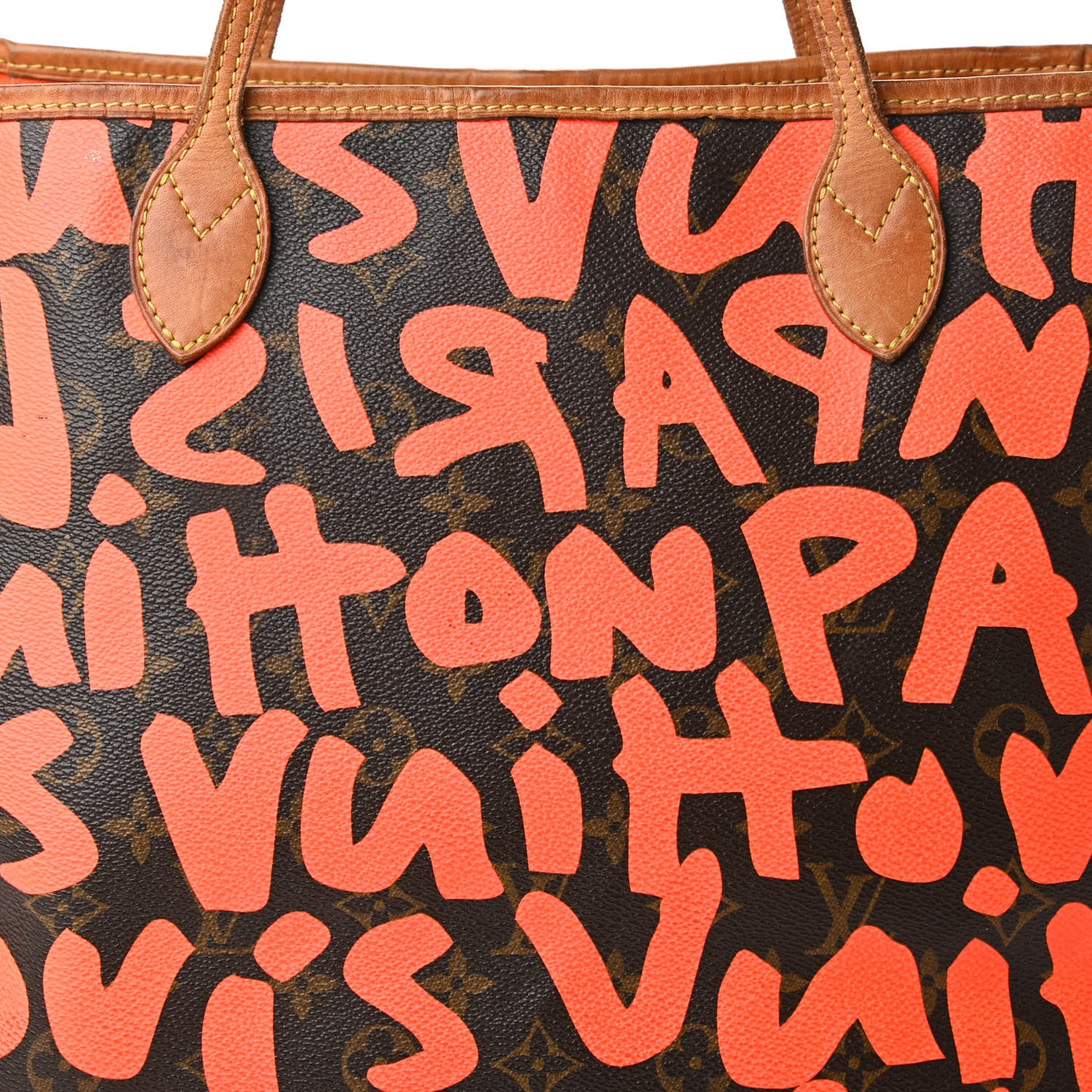 Monogram Graffiti Neverfull GM Orange