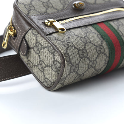 Gucci GG Supreme Monogram Web Small Ophidia Belt Bag 75 30 Dark Brown 6 of 10