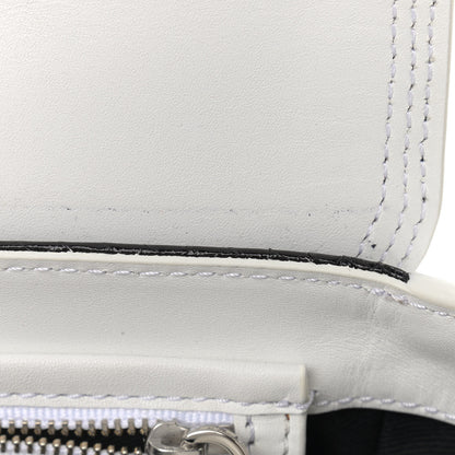 3.1 Phillip Lim Snakeskin Calfskin Mini Pashli Satchel Black White 11 of 13
