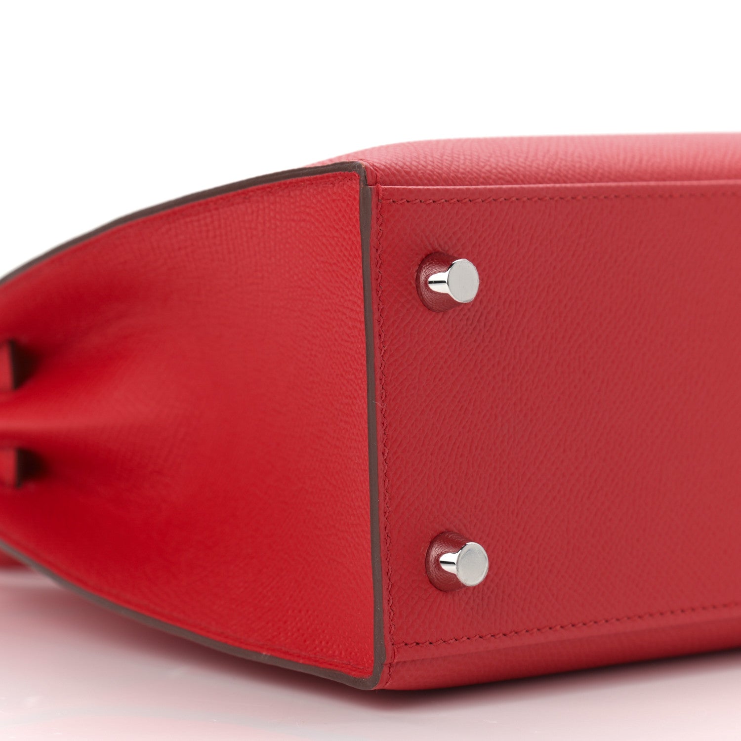 Hermes Epsom Kelly Sellier 25 Rouge De Coeur 9 of 11