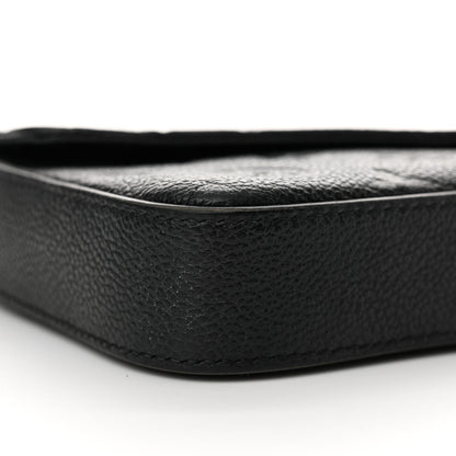 Louis Vuitton Empreinte Pochette Felicie Chain Wallet Black 8 of 17