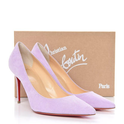 Christian Louboutin Suede Kate 85 Pumps 39.5 Violetta 9 of 9