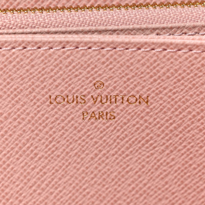 Louis Vuitton Damier Azur Zippy Wallet Rose Ballerine 6 of 6