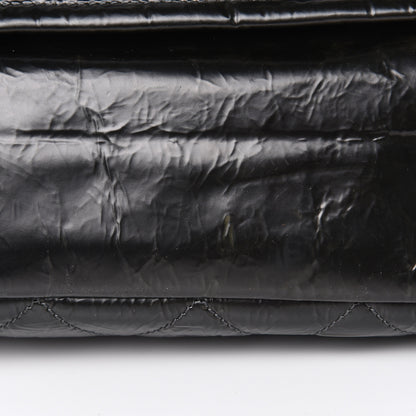 Chanel Aged Glazed Nylon Quilted Shopping Tote Dark Grey 18 of 23