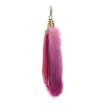 Louis Vuitton Fox Fur Foxy Bag Charm Rose 1 of 4