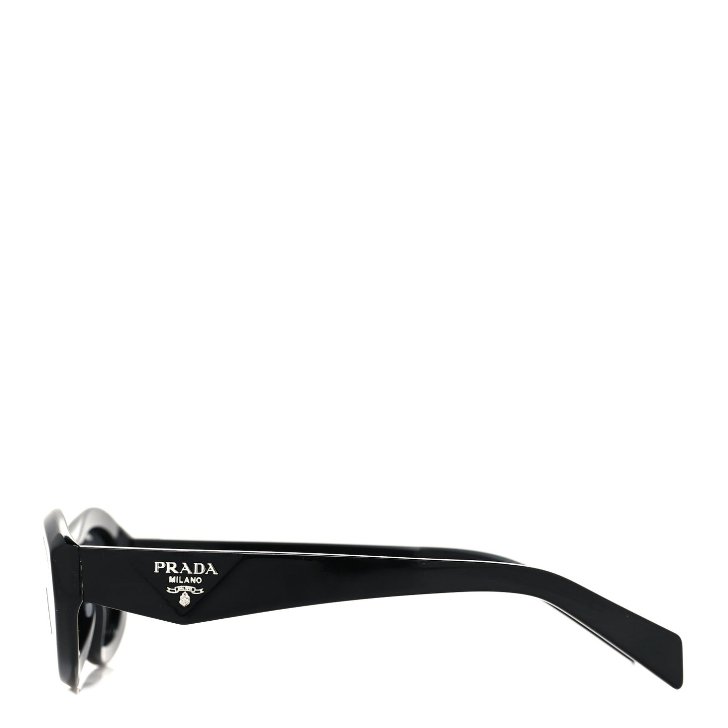Acetate Oval Sunglasses SPR 26Z Black