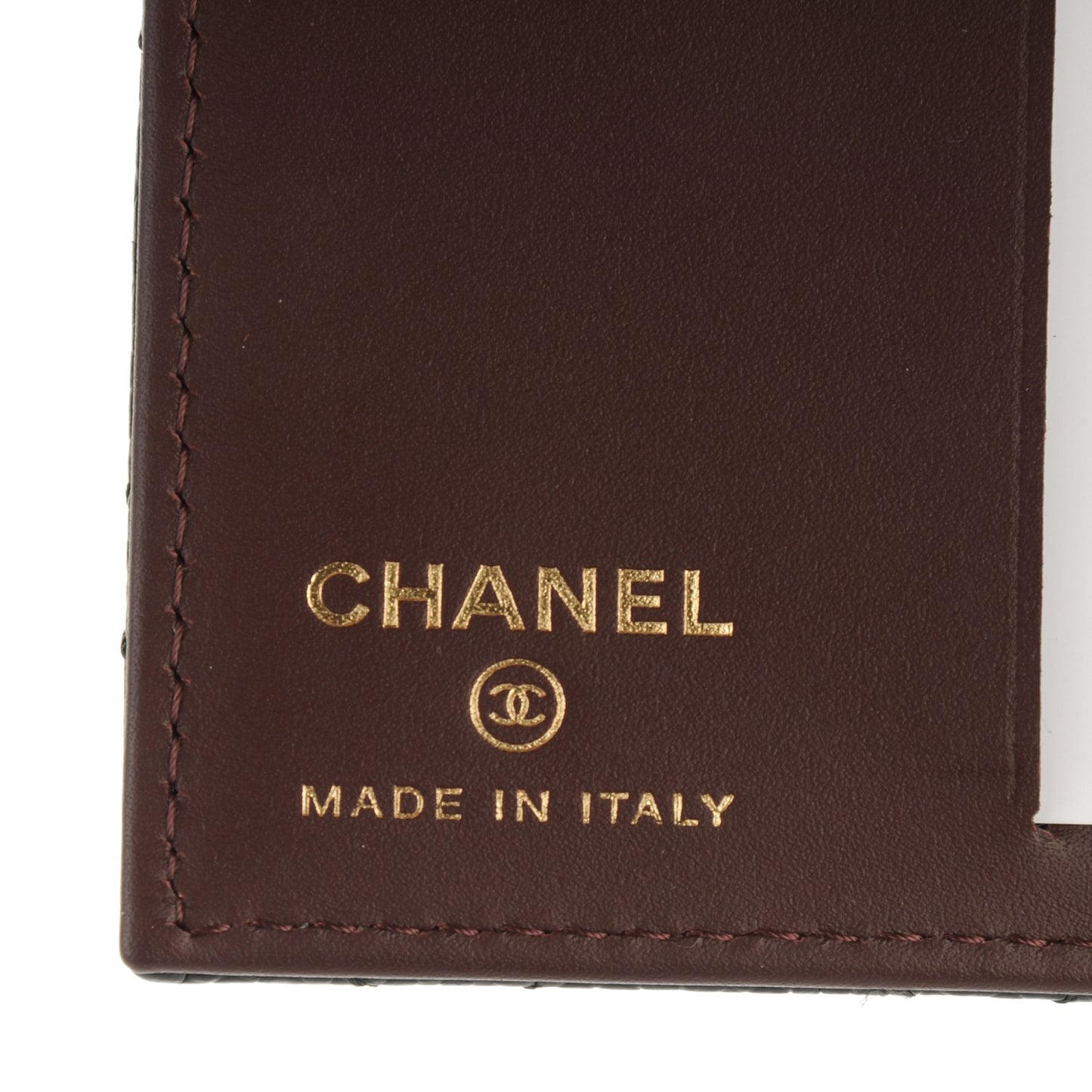 Caviar Quilted Card Holder Wallet Black