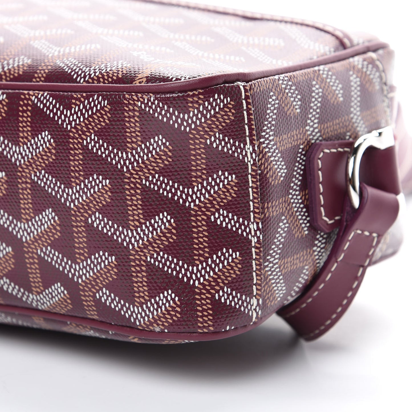 Goyardine Sac Cap Vert Burgundy