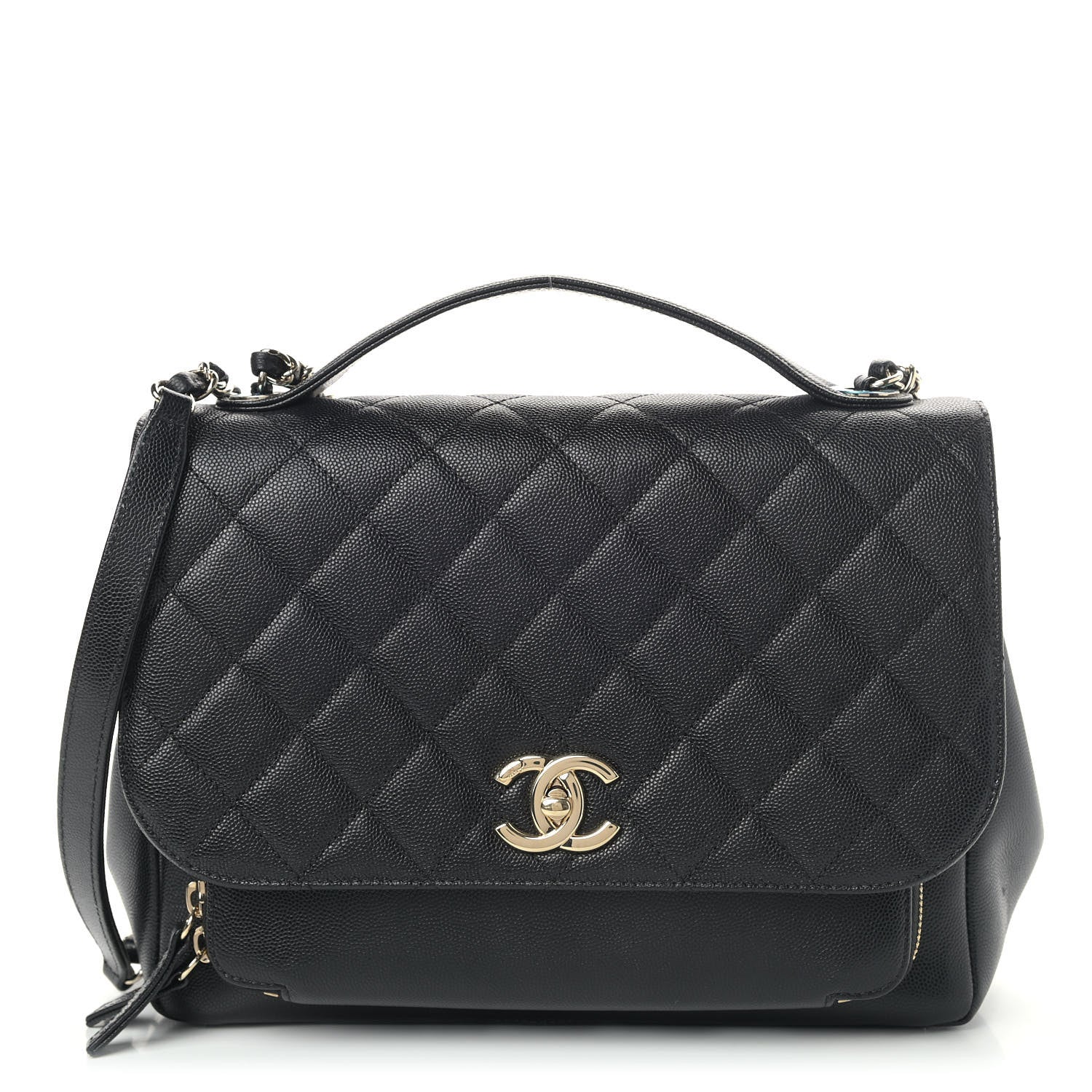 Chanel Caviar Quilted Large Business Affinity Flap Black 1 of 6