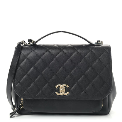 Chanel Caviar Quilted Large Business Affinity Flap Black 1 of 10