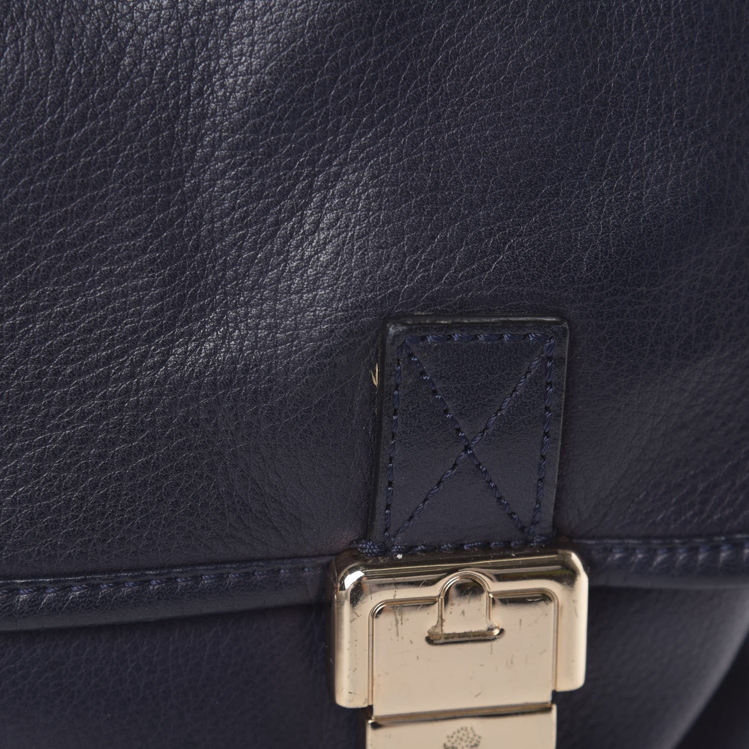 Mulberry Soft Grain Calfskin Oversized Tillie Satchel Nightshade Blue 15 of 15