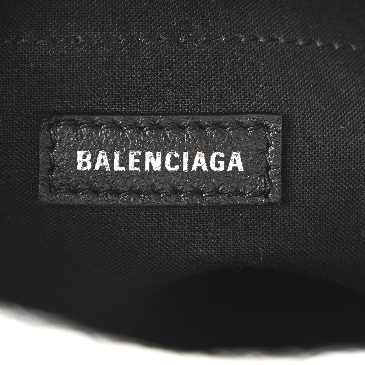 Balenciaga Metallized Arena Calfskin Medium Monaco Chain Shoulder Bag Silver 6 of 10