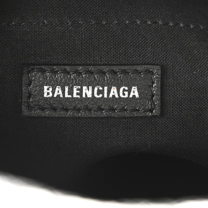 Balenciaga Metallized Arena Calfskin Medium Monaco Chain Shoulder Bag Silver 6 of 10