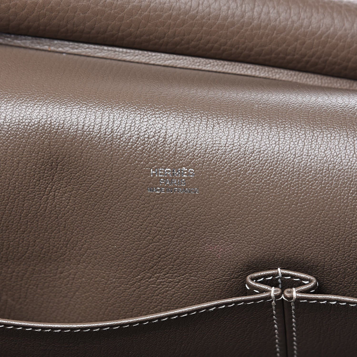 Hermes Taurillon Clemence Jypsiere 31 Etoupe 6 of 12