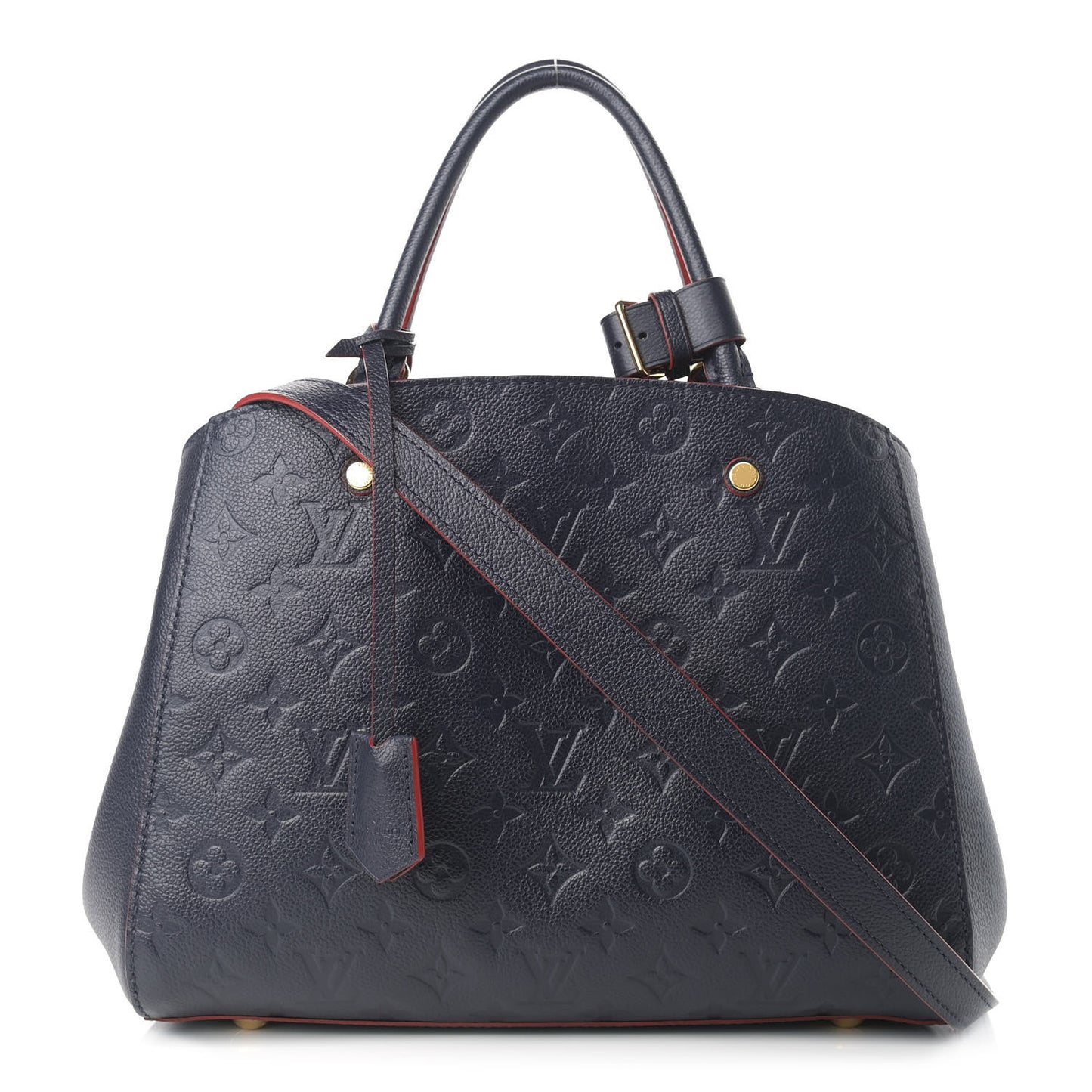 Empreinte Montaigne MM Marine Rouge