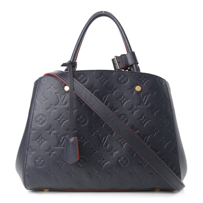 Louis Vuitton Empreinte Montaigne MM Marine Rouge 1 of 13
