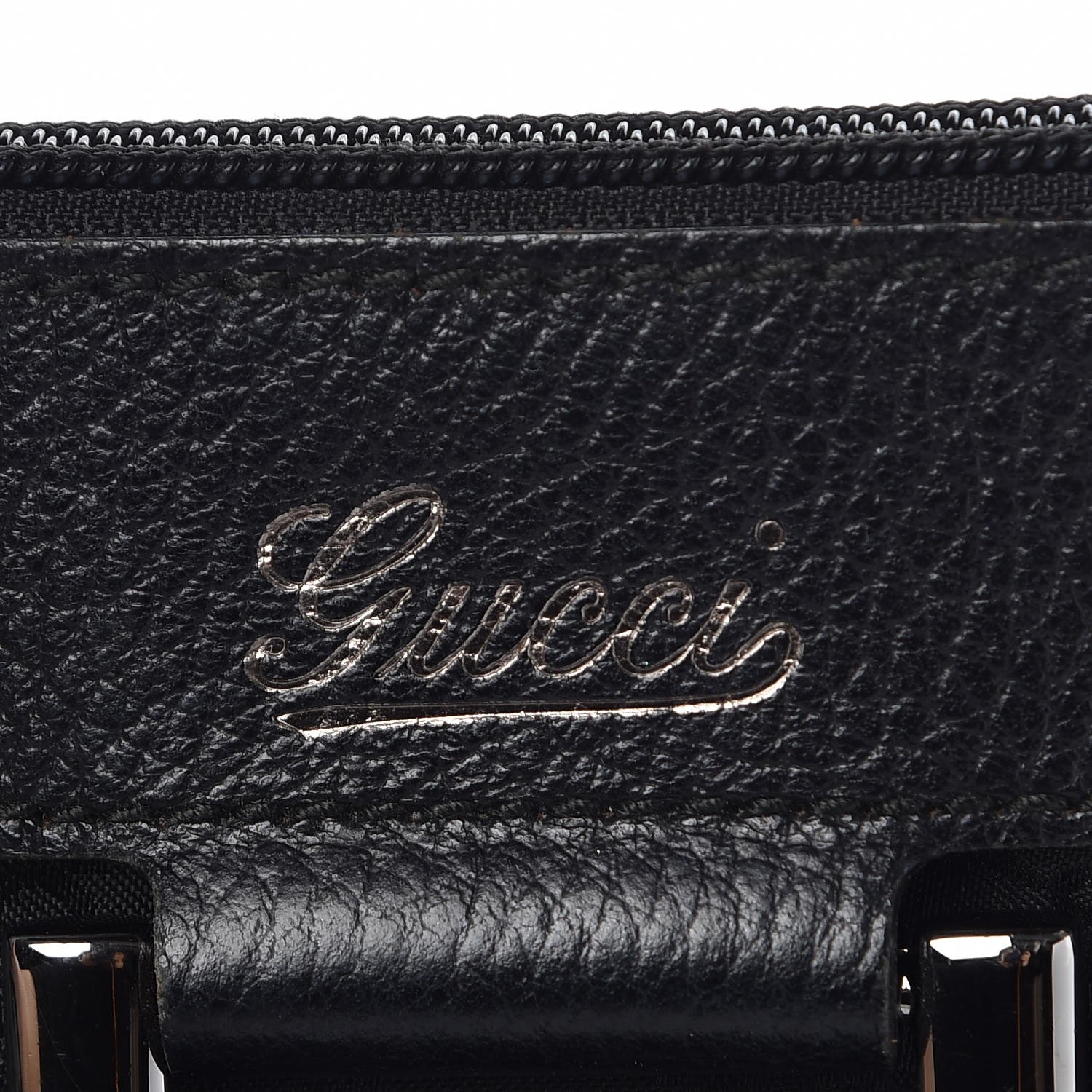 Gucci Nylon Monogram Small D Silver Ring Messenger Black 6 of 17