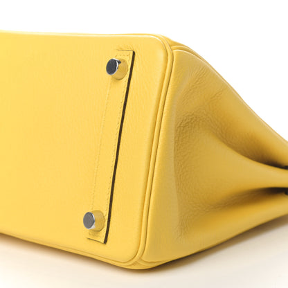 Hermes Taurillon Novillo Birkin 25 Jaune De Naples 6 of 9