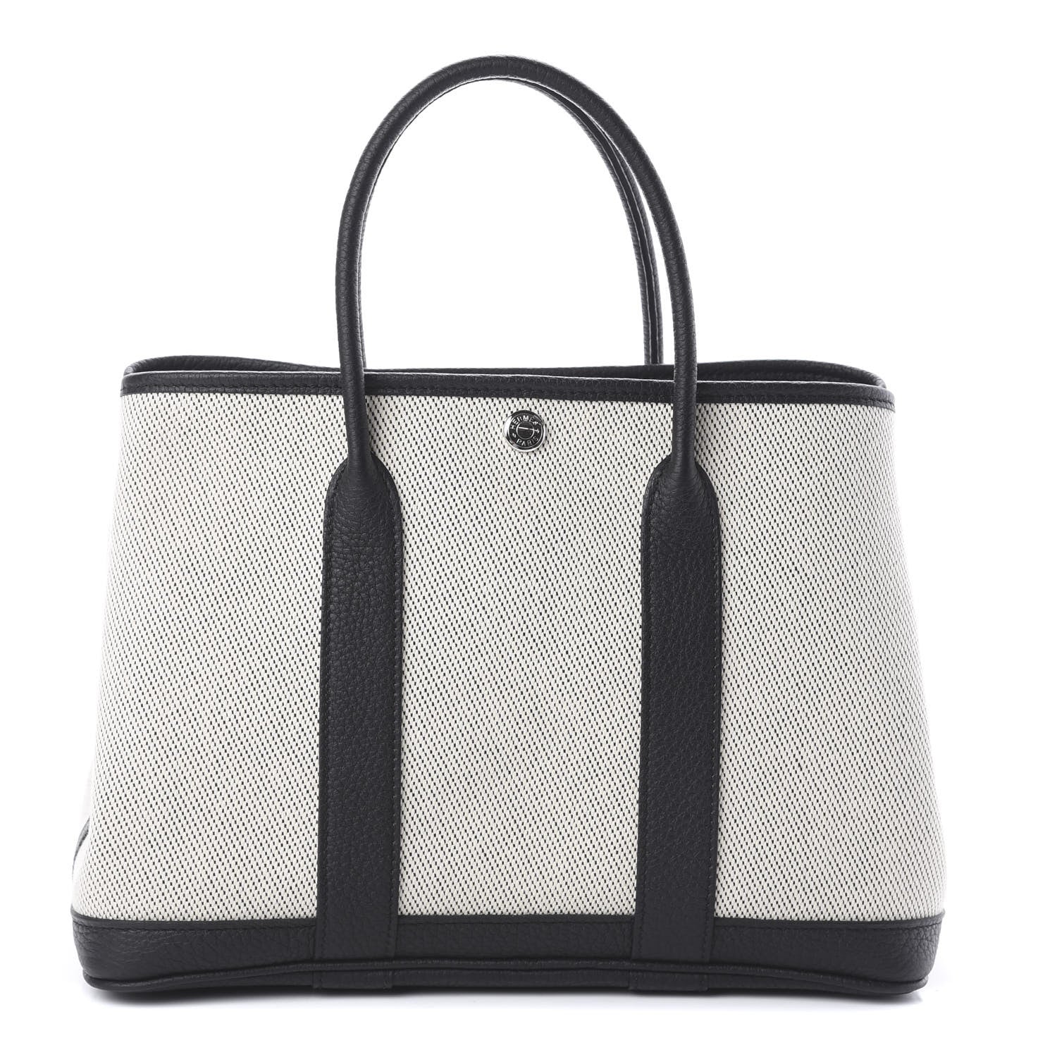 Hermes Buffle Skipper Toile Garden Party 30 TPM Black 1 of 9