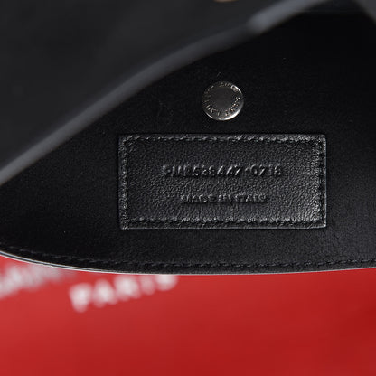 Saint Laurent Lambskin Teddy Drawstring Bag Eros Red 8 of 10