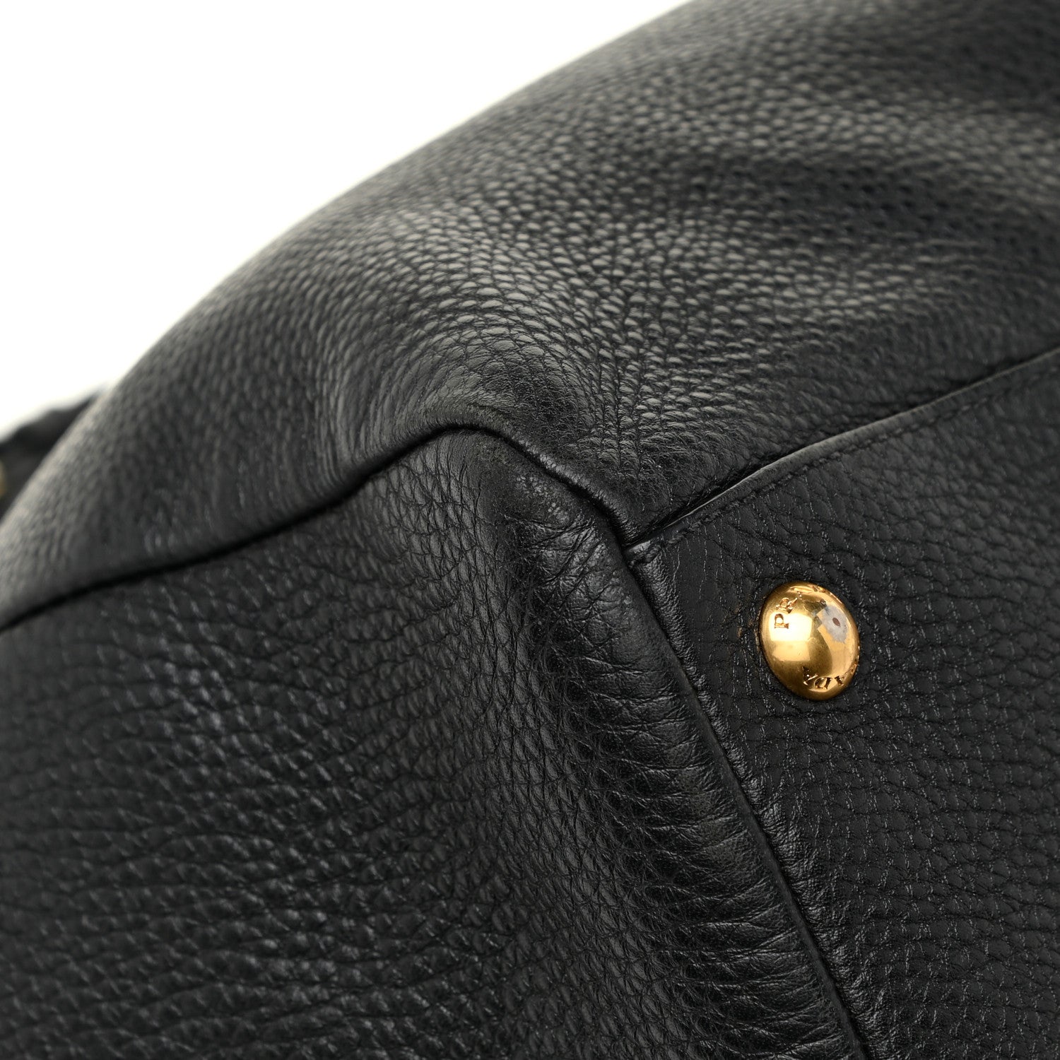 Prada Vitello Daino Shopping Satchel Black 18 of 18