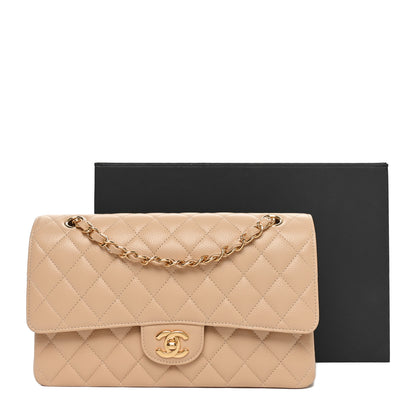 Chanel Caviar Quilted Medium Double Flap Light Beige 11 of 11
