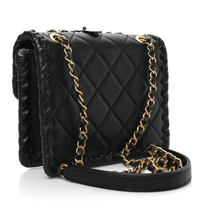 Chanel Calfskin Braided Mini My Own Frame Flap Black 3 of 9