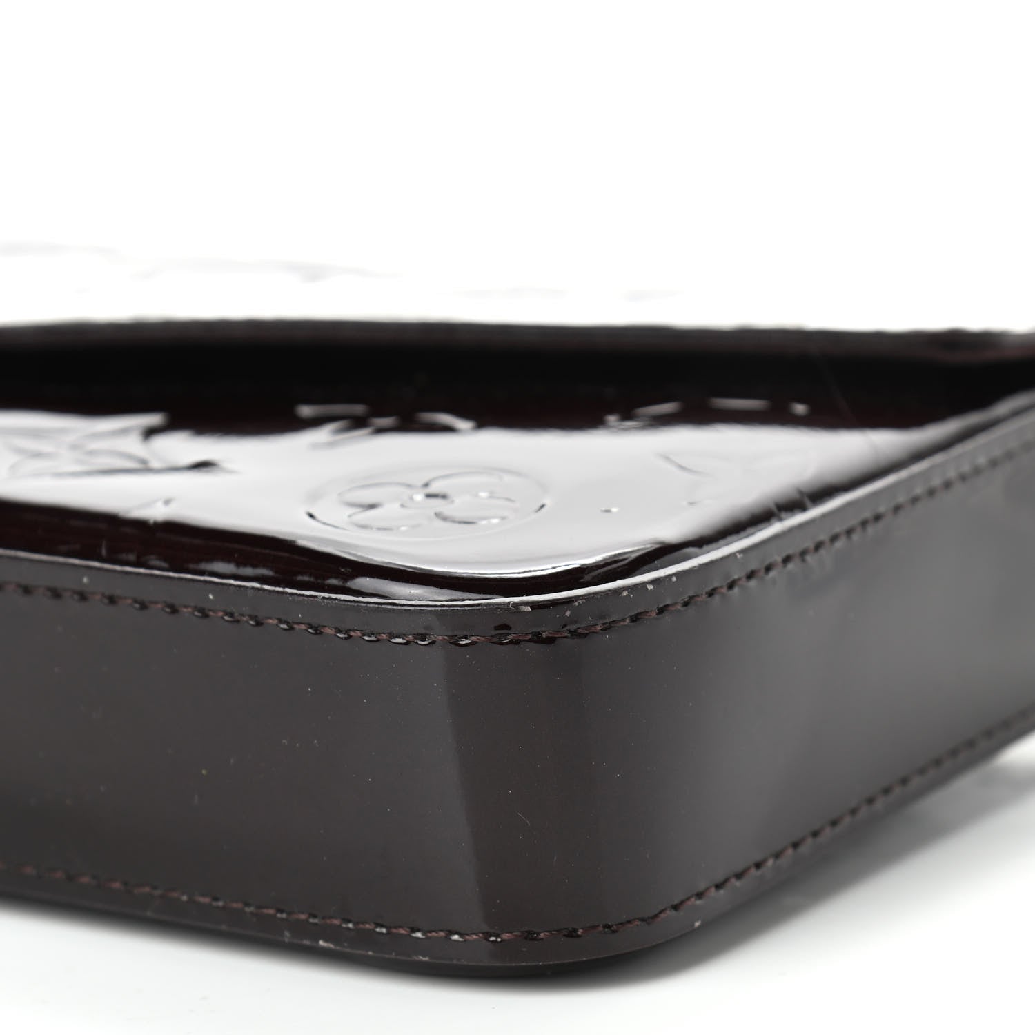 Louis Vuitton Vernis Pochette Felicie Chain Wallet Amarante 11 of 13