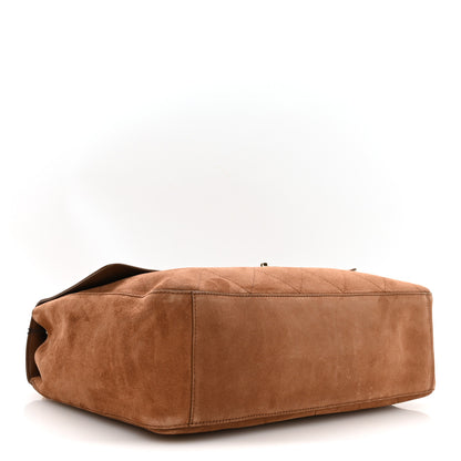 Chanel Suede Calfskin Souplissimo Maxi Flap Camel 4 of 11