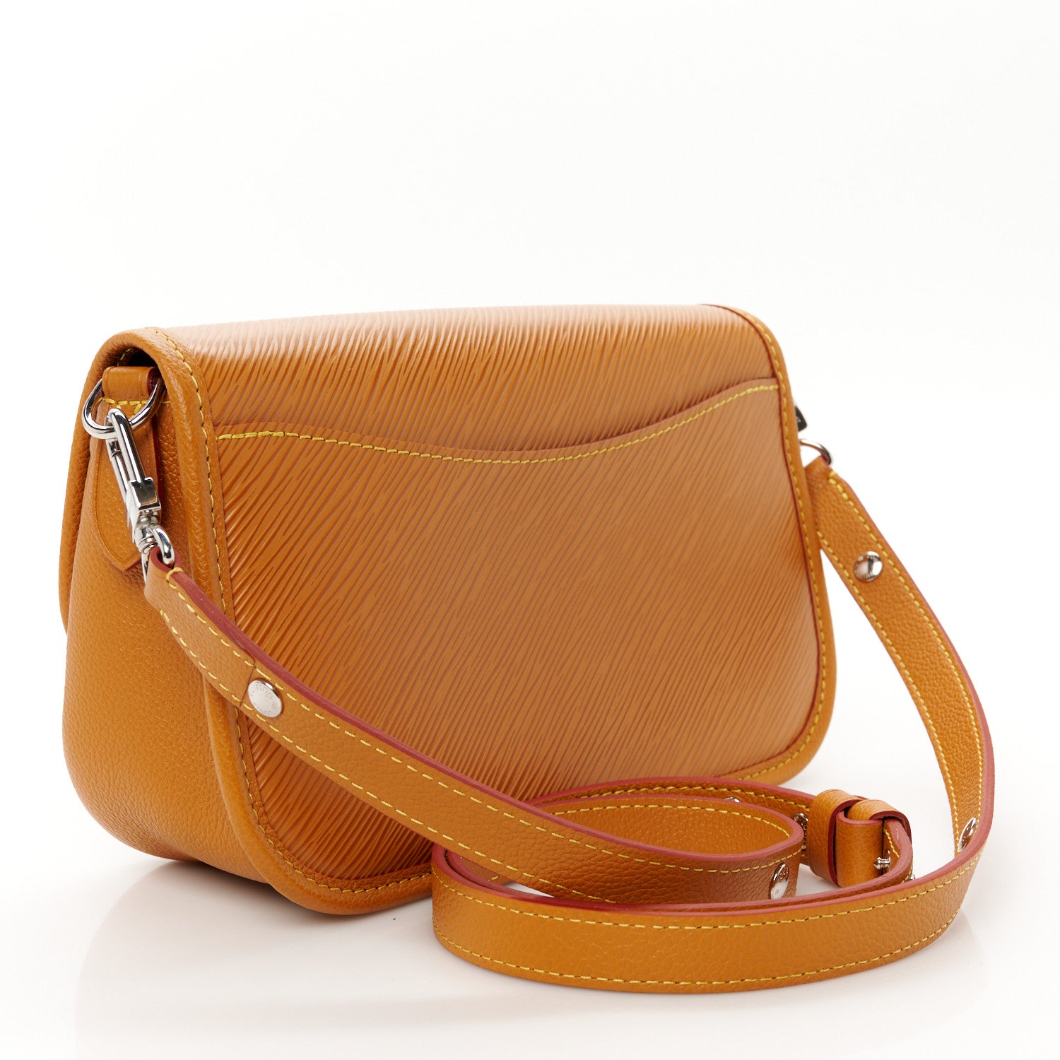 Louis Vuitton Epi Buci Crossbody Gold Honey 3 of 9