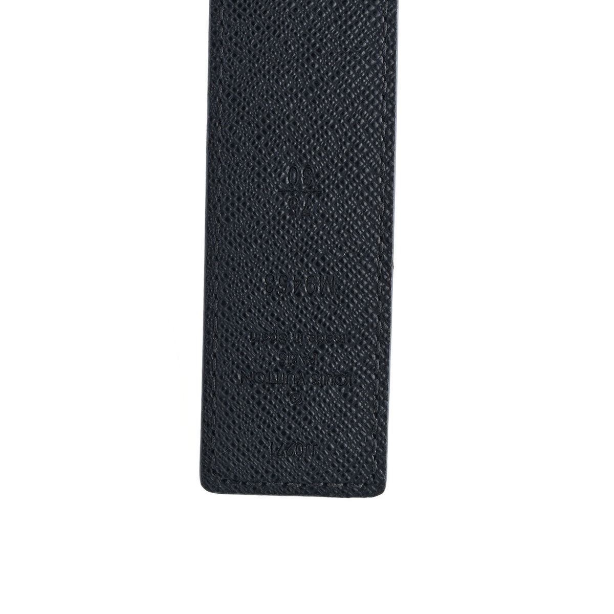 Calfskin Monogram 30mm LV Initiales Reversible Belt 75 30 Black