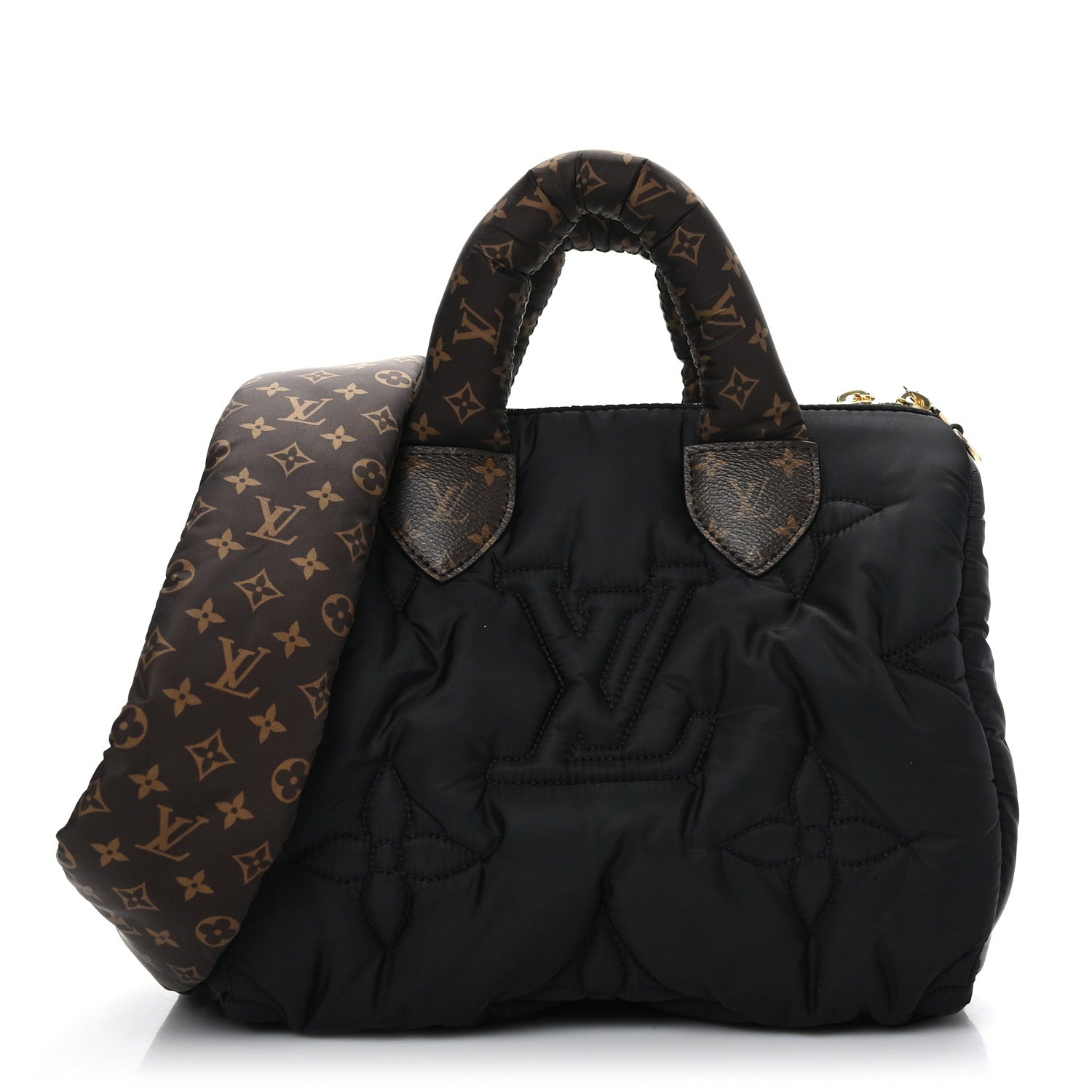 Louis Vuitton Econyl Mini Monogram Pillow Speedy Bandouliere 25 Black 1 of 8