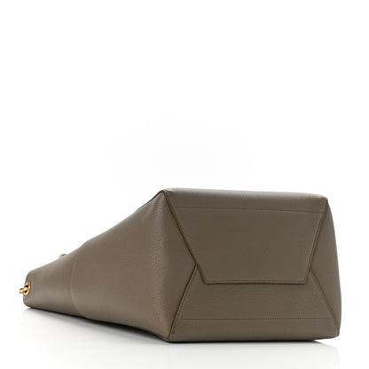 Celine Soft Grained Calfskin Sangle Bucket Bag Taupe 4 of 9