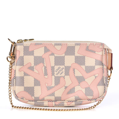 Louis Vuitton Damier Azur Tahitienne Mini Pochette Accessories 1 of 8