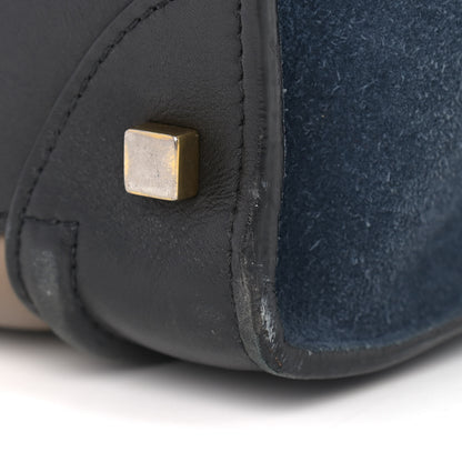 Celine Smooth Calfskin Suede Mini Tri-Color Luggage Beige 10 of 12