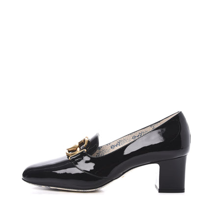 Gucci Vernice GG Victoire 55mm Loafer Pumps 41 Black 1 of 9